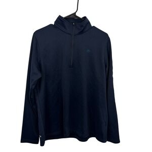 Ariat Pullover Mens Large Navy Blue AriatTEK Cold Series Quarter Zip Long Sleeve